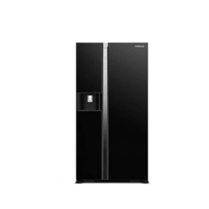 Hitachi 633L Side By Side Refrigerator (RSX800GPB0-GBK)